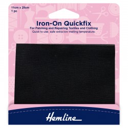 Black Quickfix Iron-On...