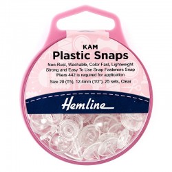 Clear: Kam Plastic Snaps:...