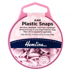 Pink: Kam Plastic Snaps:...