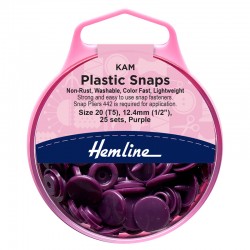 Purple: Kam Plastic Snaps:...