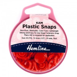 Red: Kam Plastic Snaps:...