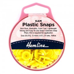Yellow: Kam Plastic Snaps:...